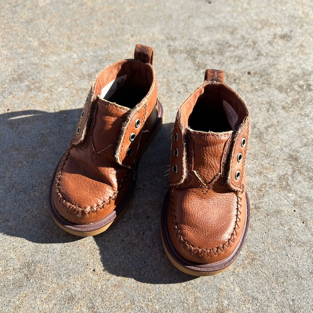 Toddler Toms Leather Slip-on Boots
